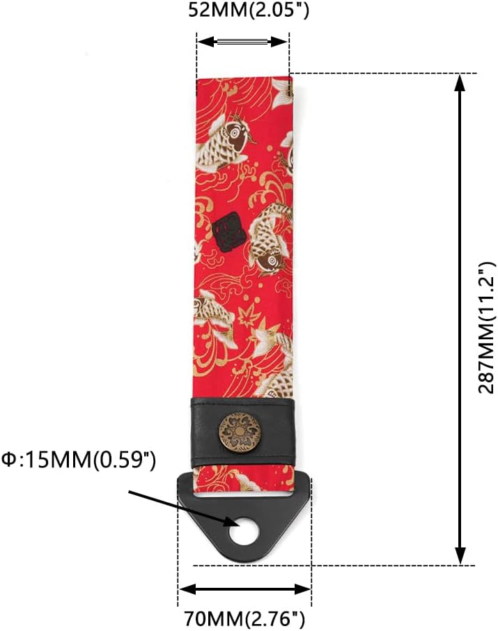 RASTP Car Front Bumper Tow Strap(Fishes Red) - Image 4